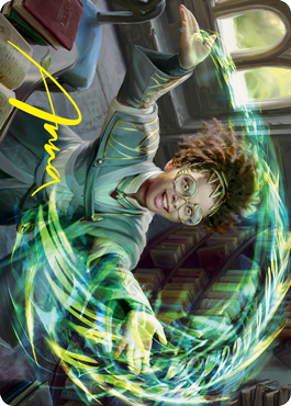 Eureka Moment Art Card (Gold-Stamped Signature) [Strixhaven: School of Mages Art Series] | Arkham Games and Comics