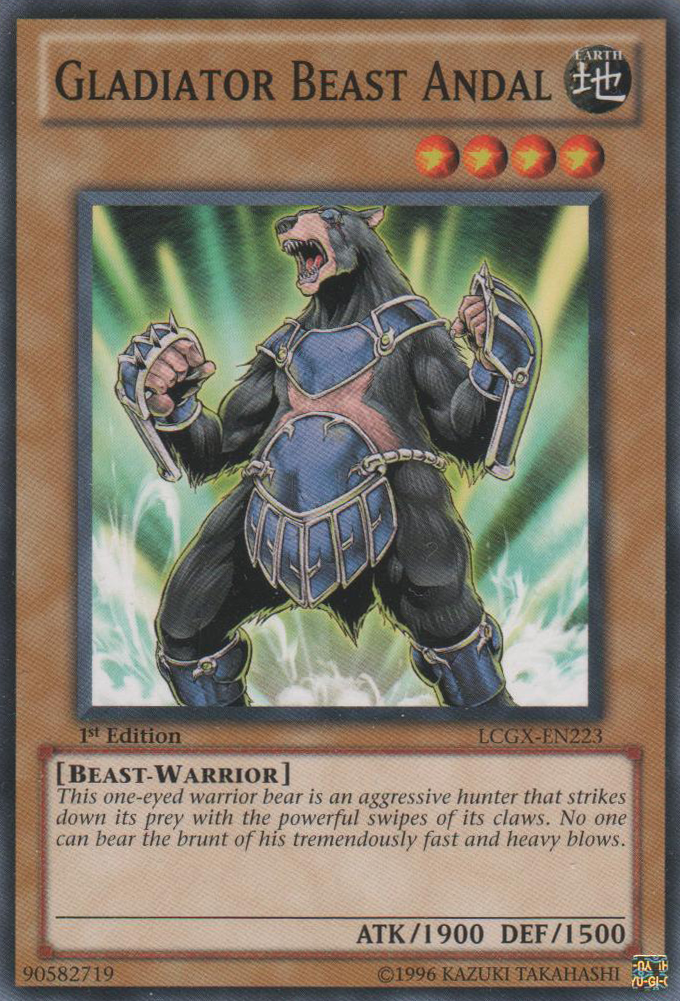 Gladiator Beast Andal [LCGX-EN223] Common | Arkham Games and Comics