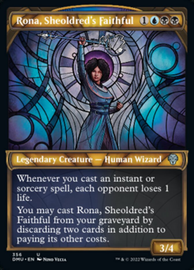 Rona, Sheoldred's Faithful (Showcase Textured) [Dominaria United] | Arkham Games and Comics