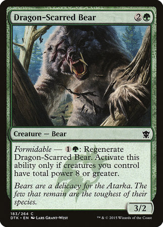 Dragon-Scarred Bear [Dragons of Tarkir] | Arkham Games and Comics