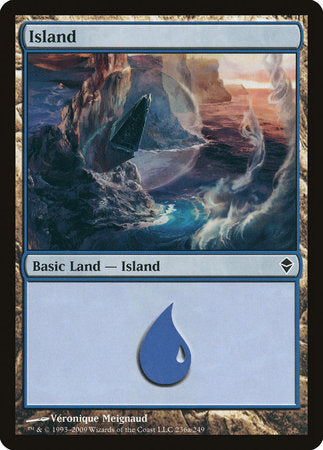 Island (236a) [Zendikar] | Arkham Games and Comics