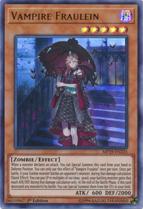 Vampire Fraulein [MP19-EN235] Ultra Rare | Arkham Games and Comics