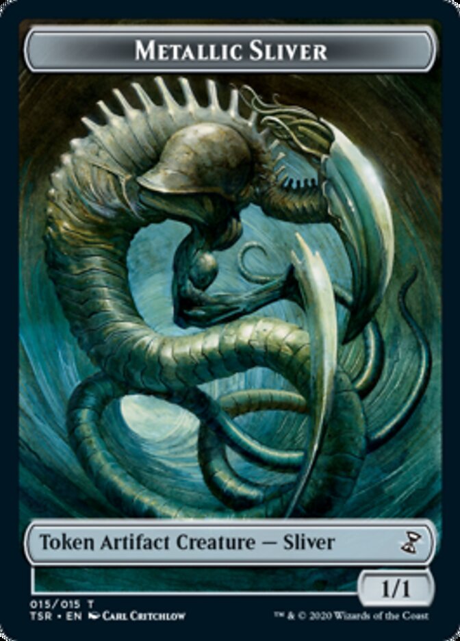 Metallic Sliver [Time Spiral Remastered Tokens] | Arkham Games and Comics