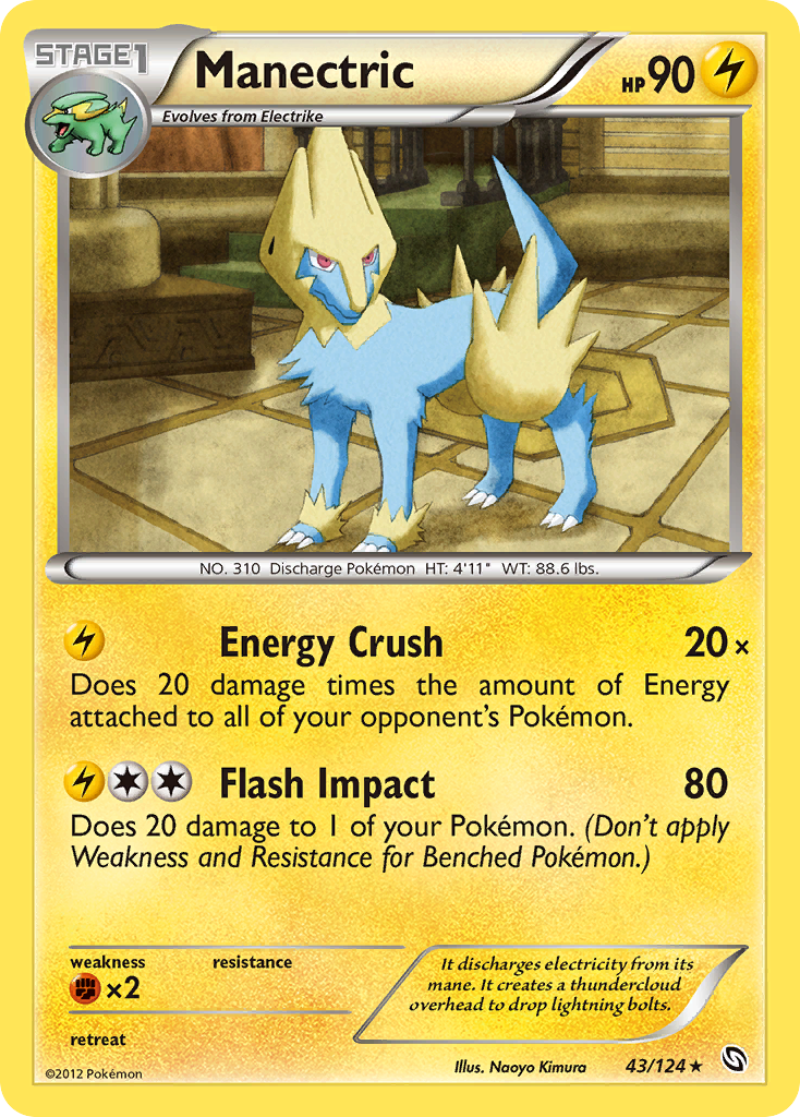 Manectric (43/124) [Black & White: Dragons Exalted] | Arkham Games and Comics