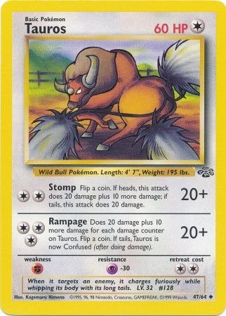 Tauros (47/64) [Jungle Unlimited] | Arkham Games and Comics