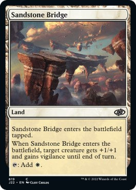 Sandstone Bridge [Jumpstart 2022] | Arkham Games and Comics