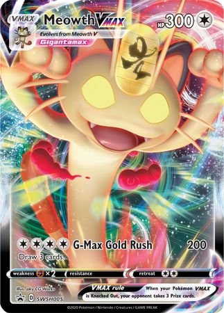 Meowth VMAX (SWSH005) [Sword & Shield: Black Star Promos] | Arkham Games and Comics