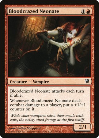 Bloodcrazed Neonate [Innistrad] | Arkham Games and Comics