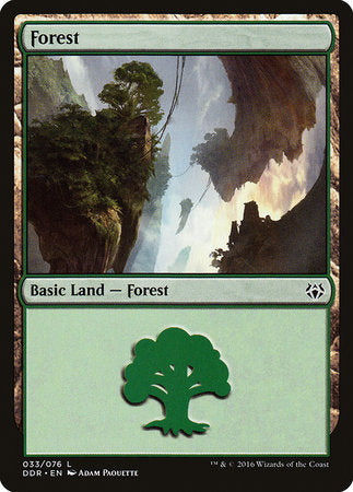 Forest (33) [Duel Decks: Nissa vs. Ob Nixilis] | Arkham Games and Comics