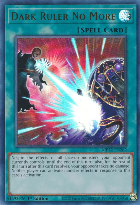 Dark Ruler No More [MP22-EN262] Ultra Rare | Arkham Games and Comics