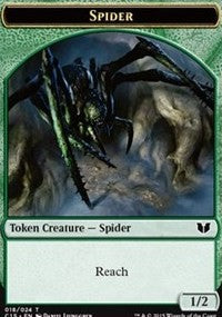 Spider // Dragon Double-Sided Token [Commander 2015 Tokens] | Arkham Games and Comics