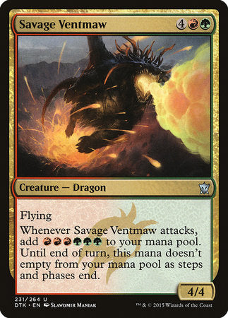 Savage Ventmaw [Dragons of Tarkir] | Arkham Games and Comics