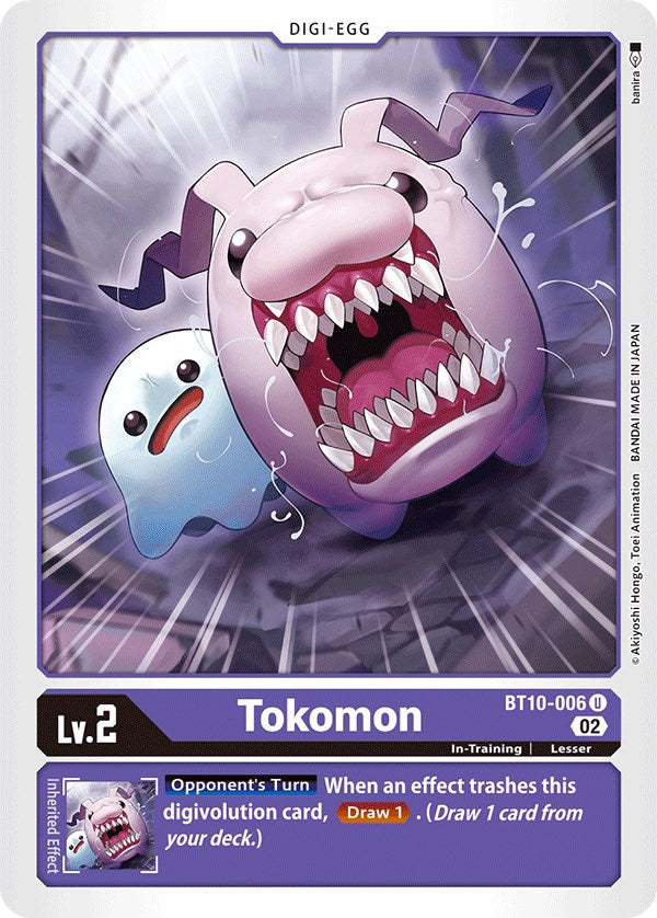 Tokomon [BT10-006] [Xros Encounter] | Arkham Games and Comics