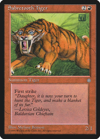 Sabretooth Tiger [Ice Age] | Arkham Games and Comics