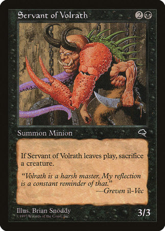 Servant of Volrath [Tempest] | Arkham Games and Comics