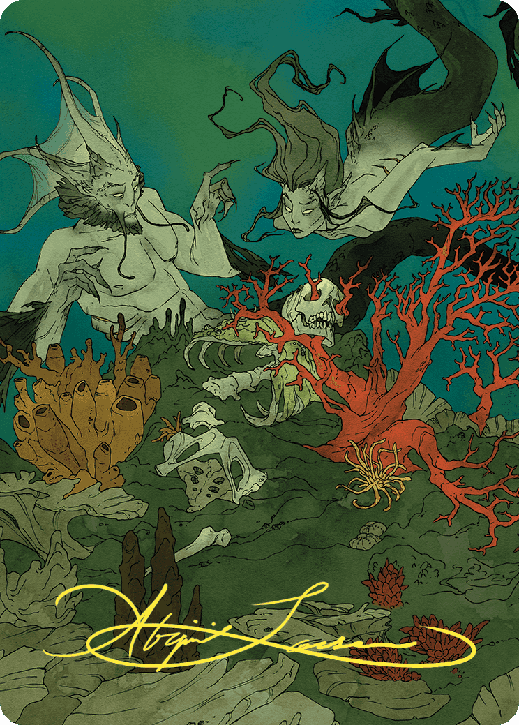 Curiosity Art Card (Gold-Stamped Signature) [Wilds of Eldraine Art Series] | Arkham Games and Comics