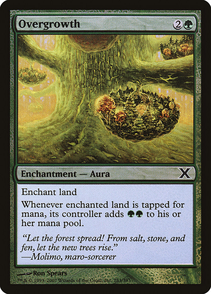 Overgrowth (Premium Foil) [Tenth Edition] | Arkham Games and Comics