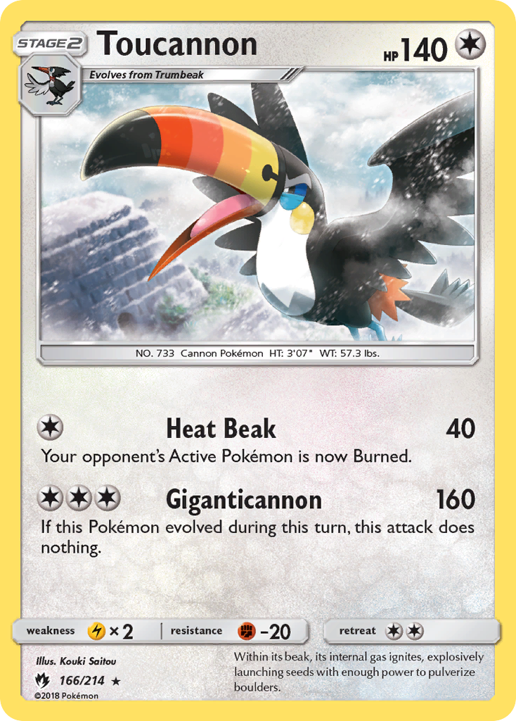 Toucannon (166/214) [Sun & Moon: Lost Thunder] | Arkham Games and Comics