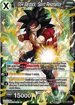 SS4 Bardock, Spirit Resonance (BT14-122) [Cross Spirits] | Arkham Games and Comics