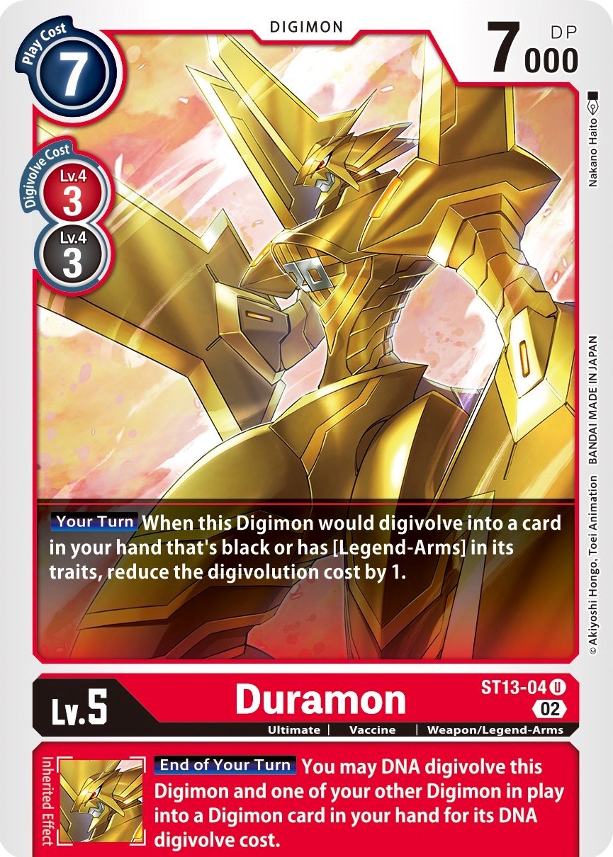 Duramon [ST13-04] [Starter Deck: Ragnaloardmon] | Arkham Games and Comics