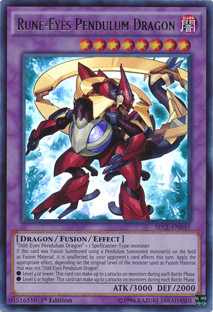 Rune-Eyes Pendulum Dragon [SECE-EN045] Ultra Rare | Arkham Games and Comics