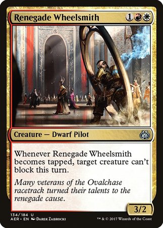 Renegade Wheelsmith [Aether Revolt] | Arkham Games and Comics