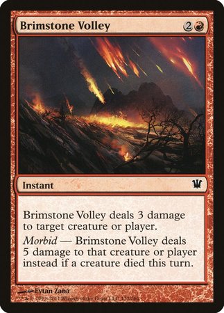 Brimstone Volley [Innistrad] | Arkham Games and Comics