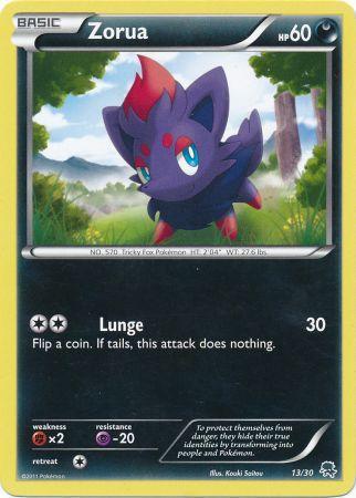 Zorua (13/30) [Black & White: Trainer Kit - Zoroark] | Arkham Games and Comics