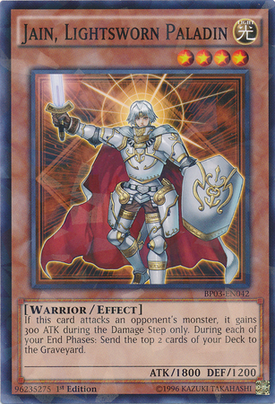 Jain, Lightsworn Paladin [BP03-EN042] Shatterfoil Rare | Arkham Games and Comics