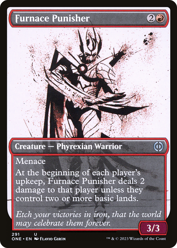 Furnace Punisher (Showcase Ichor) [Phyrexia: All Will Be One] | Arkham Games and Comics