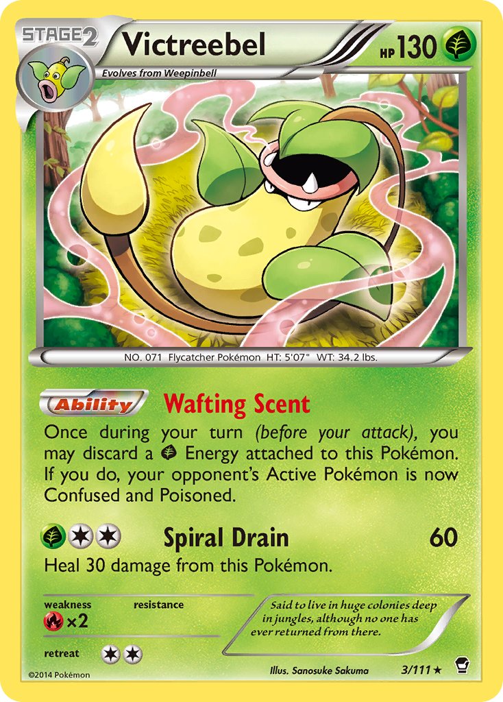 Victreebel (3/111) (Theme Deck Exclusive) [XY: Furious Fists] | Arkham Games and Comics