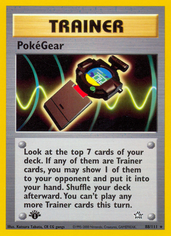 PokeGear (88/111) [Neo Genesis 1st Edition] | Arkham Games and Comics