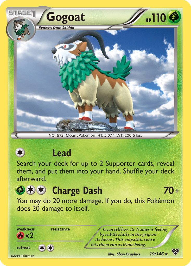 Gogoat (19/146) [XY: Base Set] | Arkham Games and Comics