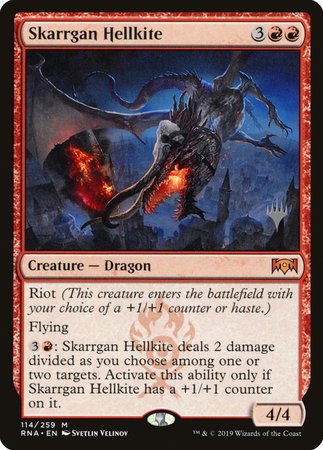 Skarrgan Hellkite [Ravnica Allegiance Promos] | Arkham Games and Comics
