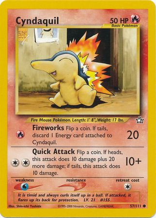 Cyndaquil (57/111) [Neo Genesis Unlimited] | Arkham Games and Comics