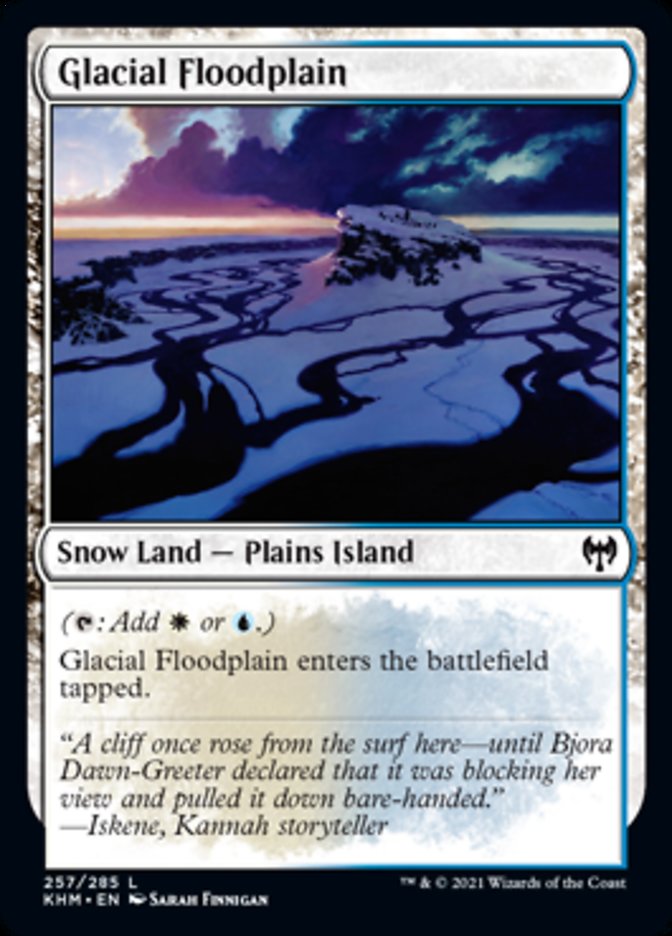 Glacial Floodplain [Kaldheim] | Arkham Games and Comics