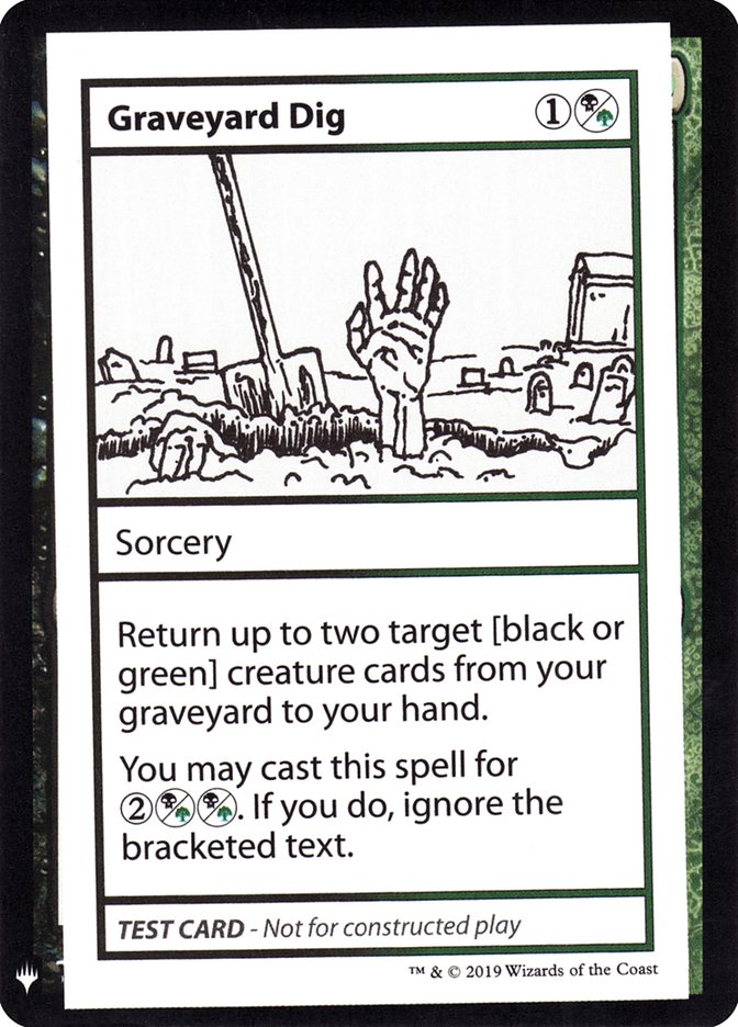 Graveyard Dig [Mystery Booster Playtest Cards] | Arkham Games and Comics