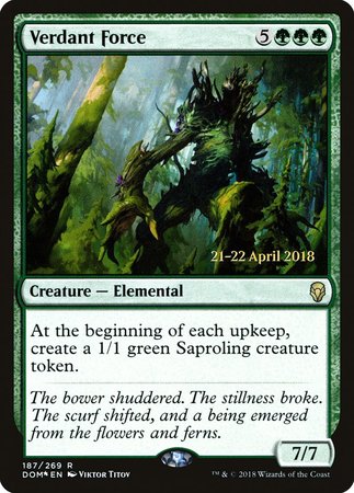 Verdant Force [Dominaria Promos] | Arkham Games and Comics