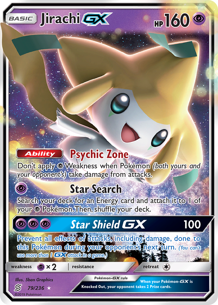 Jirachi GX (79/236) [Sun & Moon: Unified Minds] | Arkham Games and Comics