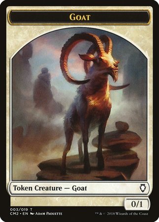 Goat Token [Commander Anthology Volume II Tokens] | Arkham Games and Comics