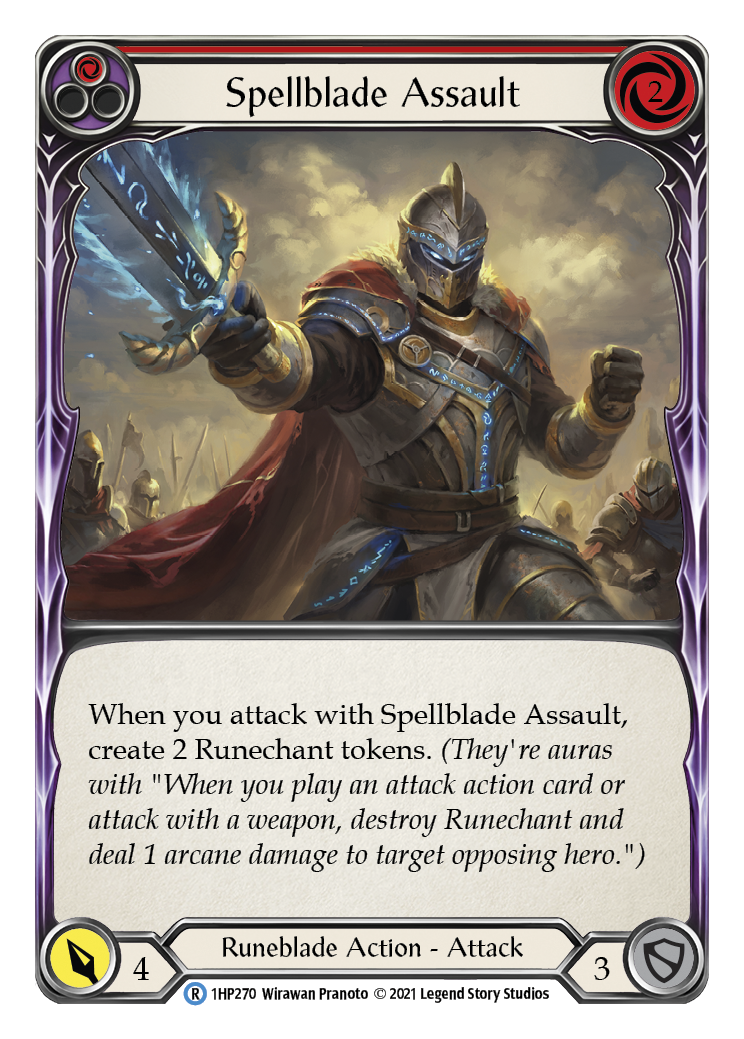 Spellblade Assault (Red) [1HP270] (History Pack 1) | Arkham Games and Comics