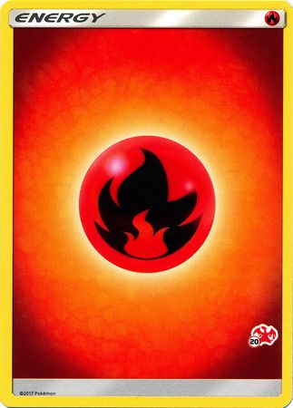 Fire Energy (Charizard Stamp #20) [Battle Academy 2020] | Arkham Games and Comics