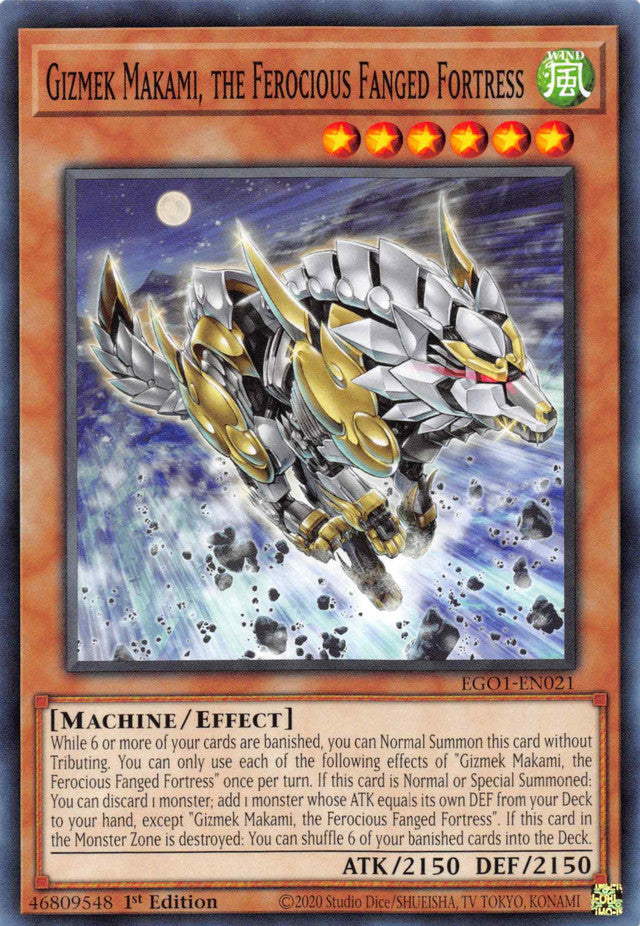 Gizmek Makami, the Ferocious Fanged Fortress [EGO1-EN021] Common | Arkham Games and Comics