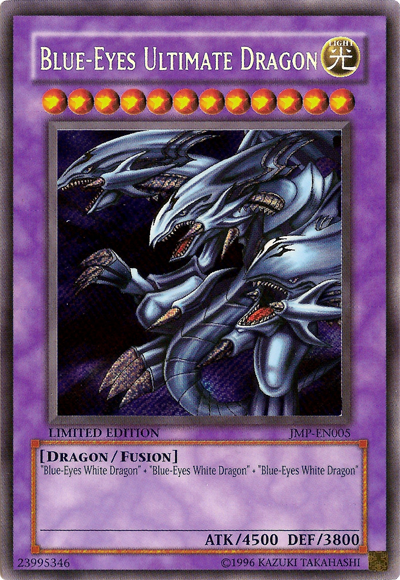 Blue-Eyes Ultimate Dragon [JMP-EN005] Secret Rare | Arkham Games and Comics