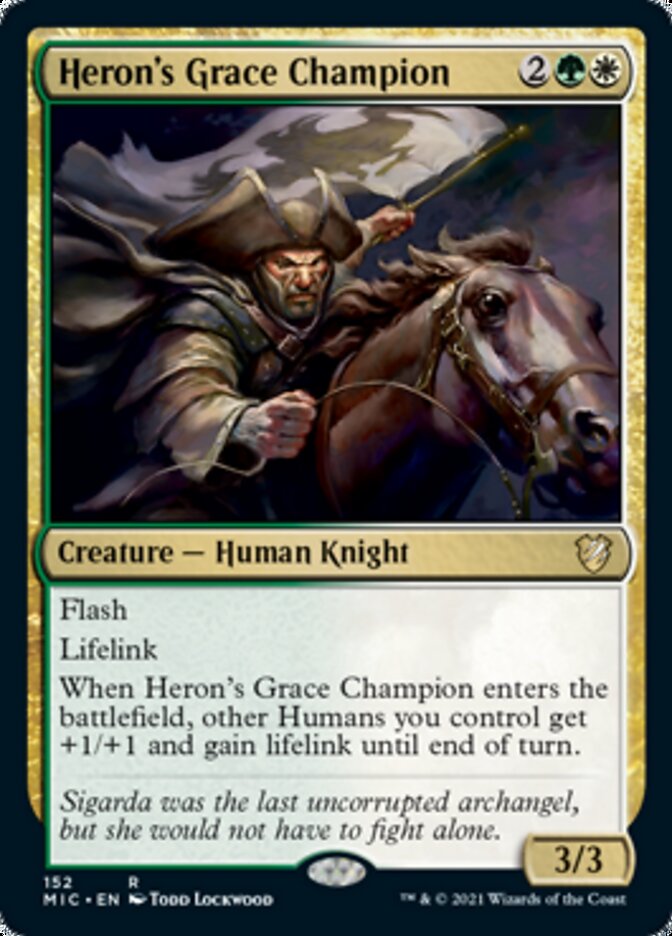 Heron's Grace Champion [Innistrad: Midnight Hunt Commander] | Arkham Games and Comics