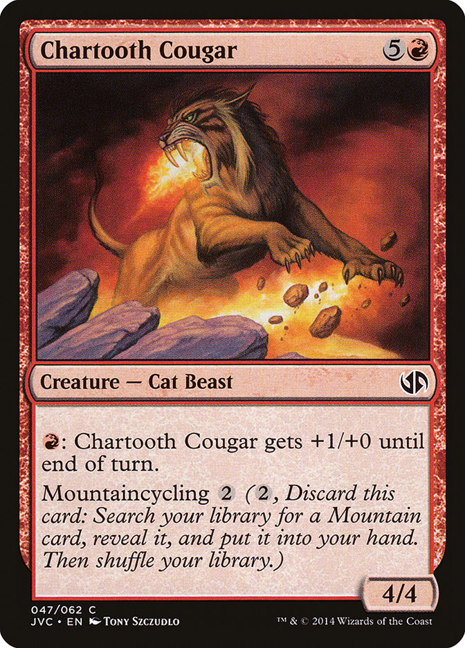 Chartooth Cougar [Duel Decks Anthology] | Arkham Games and Comics