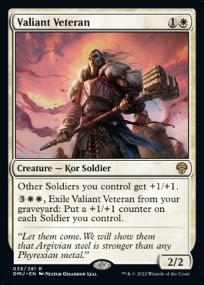 Valiant Veteran [Dominaria United] | Arkham Games and Comics