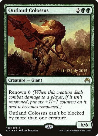 Outland Colossus [Magic Origins Promos] | Arkham Games and Comics