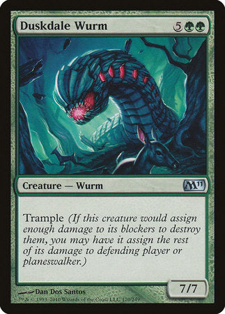 Duskdale Wurm [Magic 2011] | Arkham Games and Comics