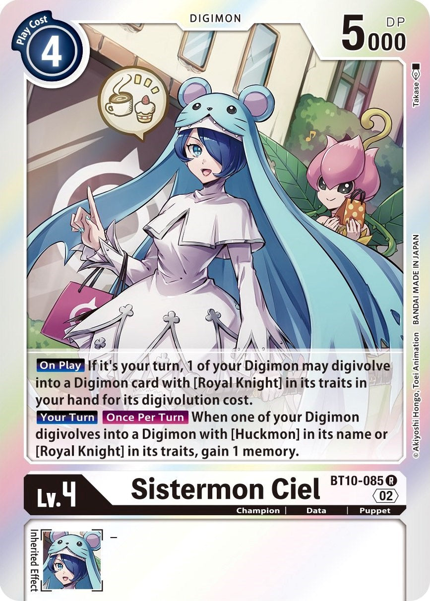 Sistermon Ciel [BT10-085] [Xros Encounter] | Arkham Games and Comics